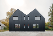 Preistrger: Doppelhaus von Studio Rauch Architektur, Mnchen, Foto: Florian Holzherr 