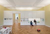 Eine Berlin-Weienseer Villa von 1882 wurde von Stadler Prenn Architekten (Berlin) zu einem privaten Kindergarten umgestaltet. 