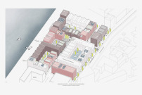 gruppeomp und nsp: Vorschlag fr ein dichtes Wohnquartier, das sich an den historischen stdtischen Strukturen Bremens orientiert 