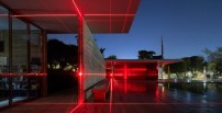 Geometry of Light von Luftwerk in Kollaboration mit dem Architekten Iker Gil im Barcelona-Pavillon, Februar 2019