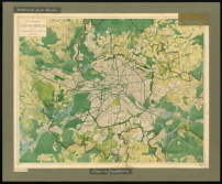 Brix + Genzmer: Grnflchenplan im Mastab 1:60.000 fr den Wettbewerb Gro-Berlin 1910 (einer der beiden 1. Preise)