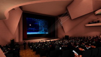 Das Herzstck bildet ein 950 Pltze fassender Theatersaal. 
