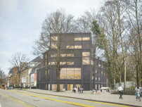 1. Preis: Kraus Schnberg Architekten (Hamburg) mit capattistaubach urbane landschaften (Berlin), Eingangsbauwerk Baufeld 2 