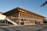 Auszeichnung: Fahrradparkhaus als Holzkonstruktion in Eberswalde von ifb frohloff staffa khl ecker