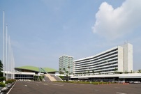 Conefo Building (heute National Parliament Building) in Jakarta von Soejoedi Wirjoatmodjo, 196484 