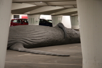 Gil Shachar, The Cast Whale Project in der Tiefgarage am Theaterplatz 