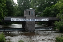 Begehungen e.V., Der Chemnitzfluss soll wieder leben in Chemnitz Neumhlenwehr 