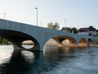 Arbeit, Produktion & Infrastrukturbauten: Aarebrcke Pont Neuf in Aarau von Christ & Gantenbein, WMM Ingenieure, Henauer Gugler, August + Margrith Knzel Landschaftsarchitekten 